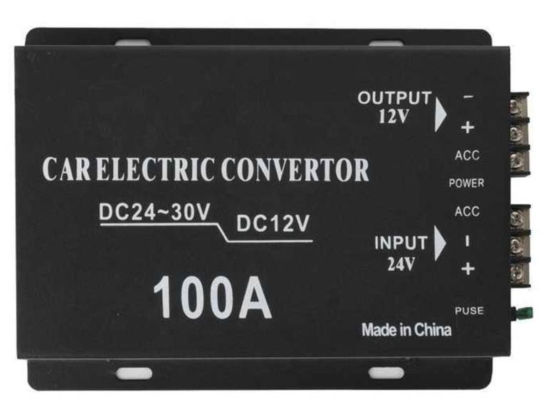 Convertor auto 100A tensiune 24v la 12v